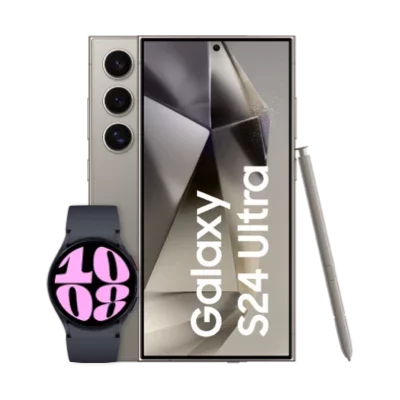 Samsung Galaxy S24 Ultra mit Vertrag + Samsung Galaxy Watch6 40mm