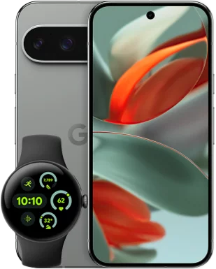 Google Pixel 9 Pro mit Pixel Watch 3 mit Vertrag